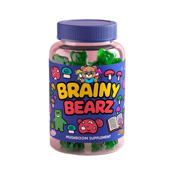 Complejo de hongos Brainy Bearz™ - 60 gomitas.